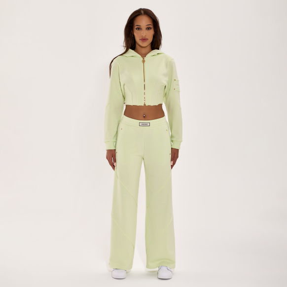 Hoodie set Lime cream